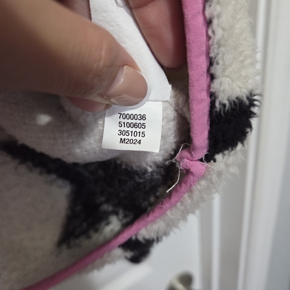 The Children's Place Girl Star Print Sherpa Half Zip Pullover Tan Sweater Sz XXL - Picture 8 of 9